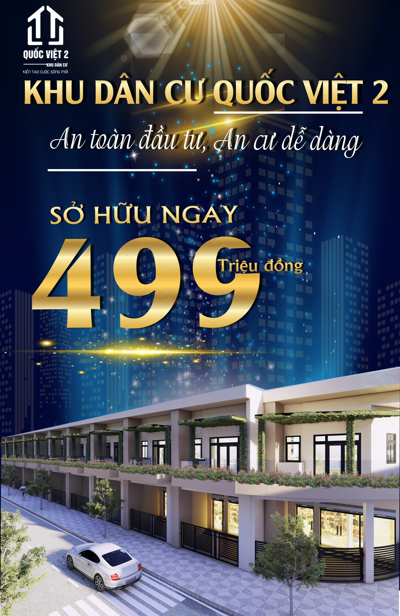 SIÊU PHẨM NHÀ PHỐ, ĐẤT NỀN CUỐI NĂM 2022 - KHU DÂN CƯ QUỐC VIỆT 2