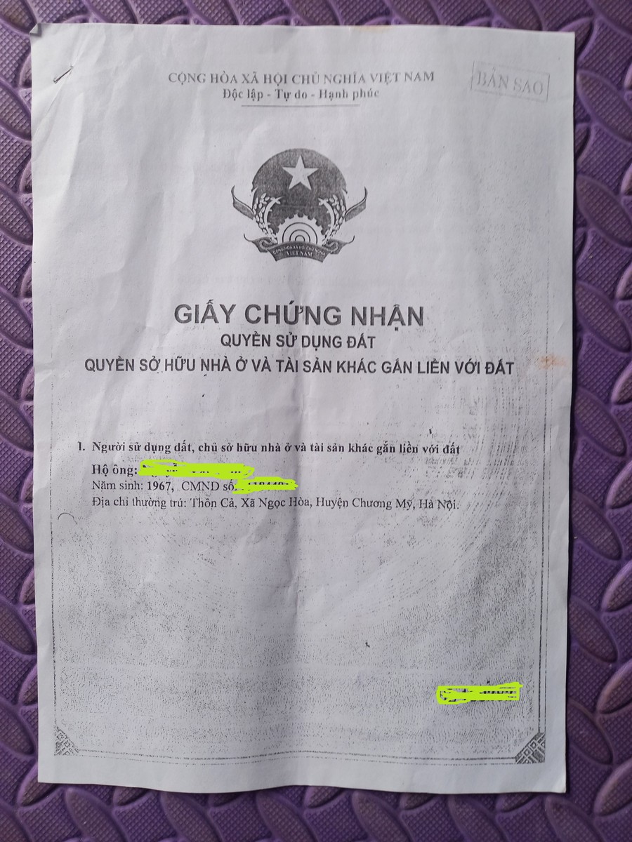 Bán gấp nhà trung tâm Chương Mỹ, Hà Nội, 2 mặt tiền, cách TT Hanoi 8km