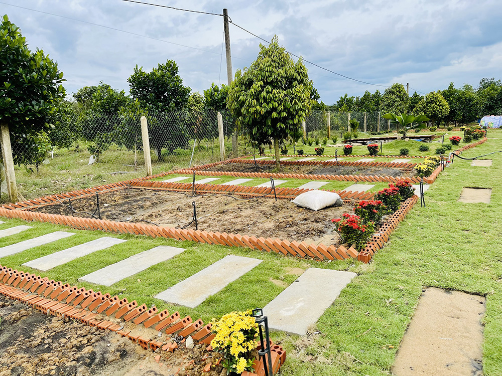 Đất vườn hồ Trị An, Cách Quốc lộ 900m, mặt tiền đường nhà nước