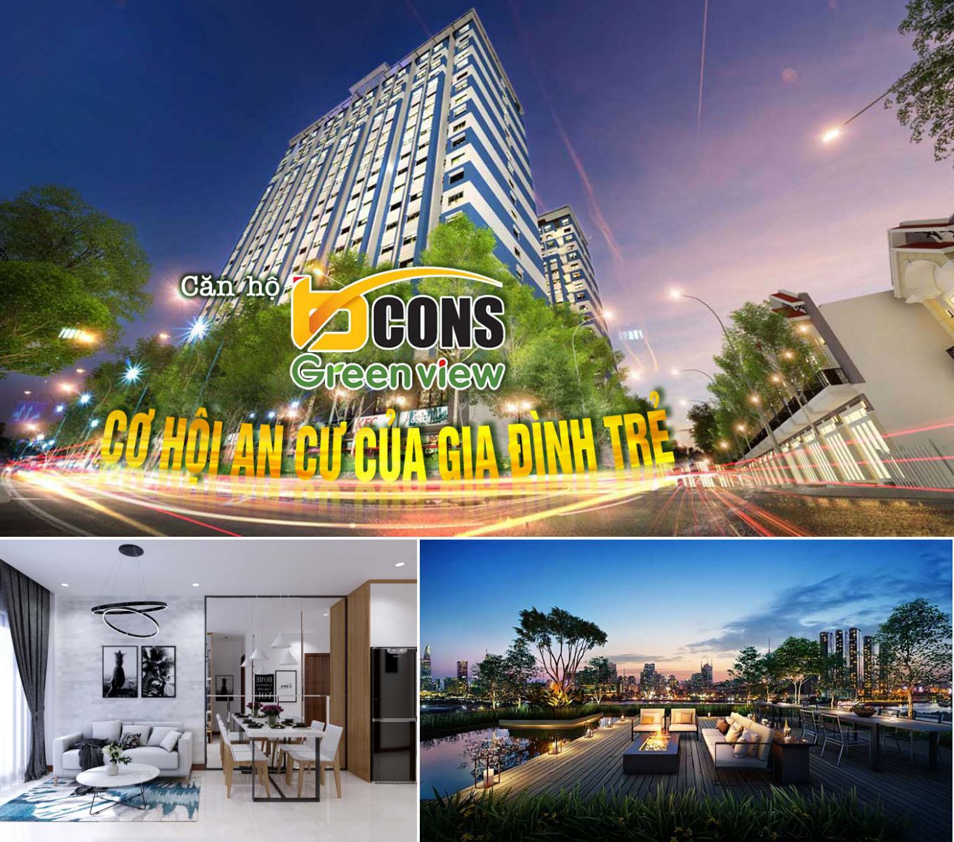 Bcons Greenview 1.5tỷ 2Pn sổ hồng sở hữu dài lâu