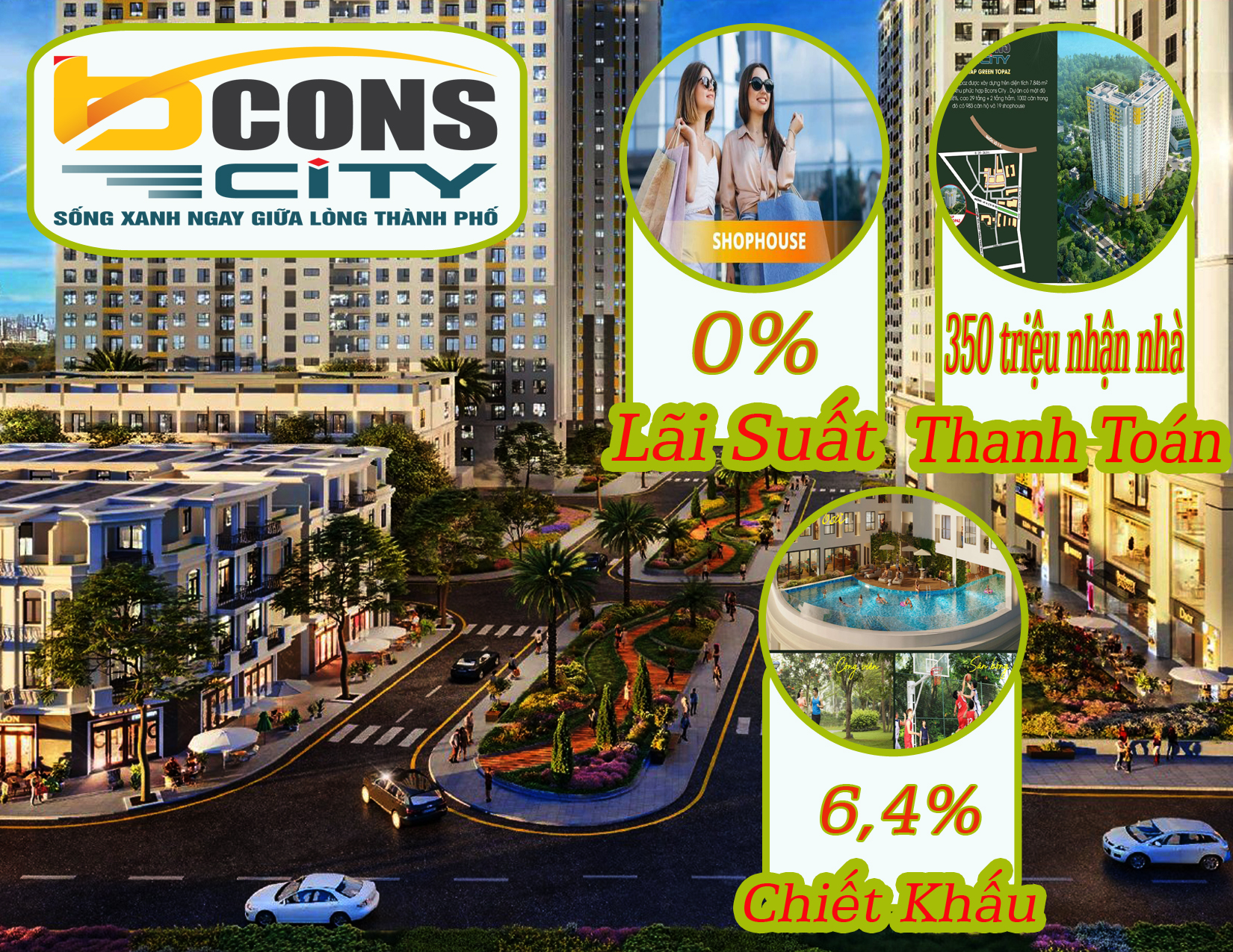 Chỉ 1,5tỷ căn hộ Bcons City 2Pn ngay làng đại học thủ đức