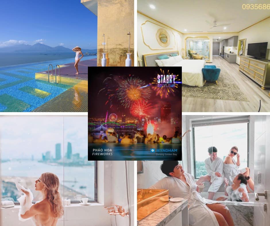 Cho thuê căn hộ Monachy + Golden bay tại đà nẵng