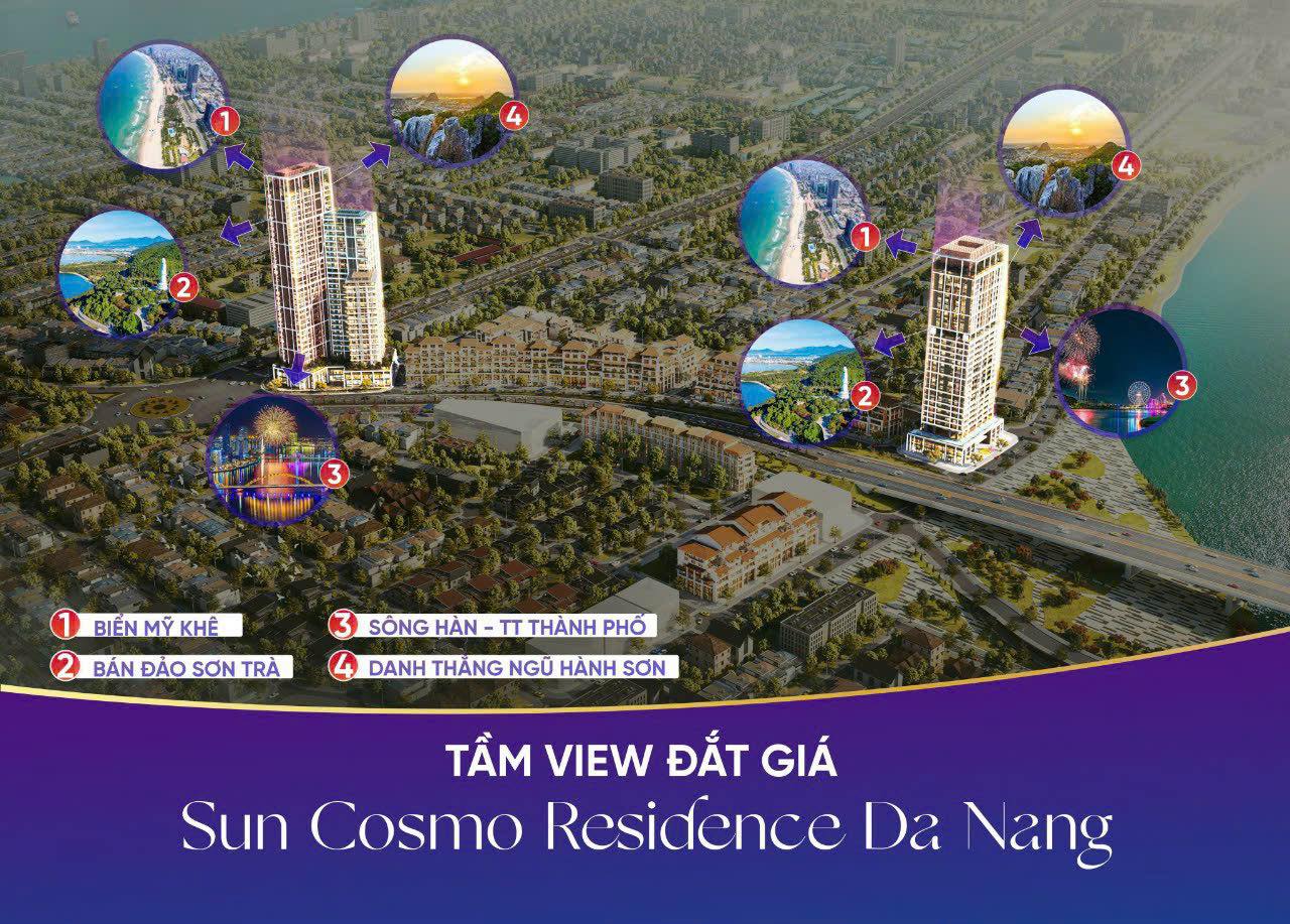 Sở hữu căn Sun Cosmo 2 mặt view sông Hàn và biển Đà Nẵng