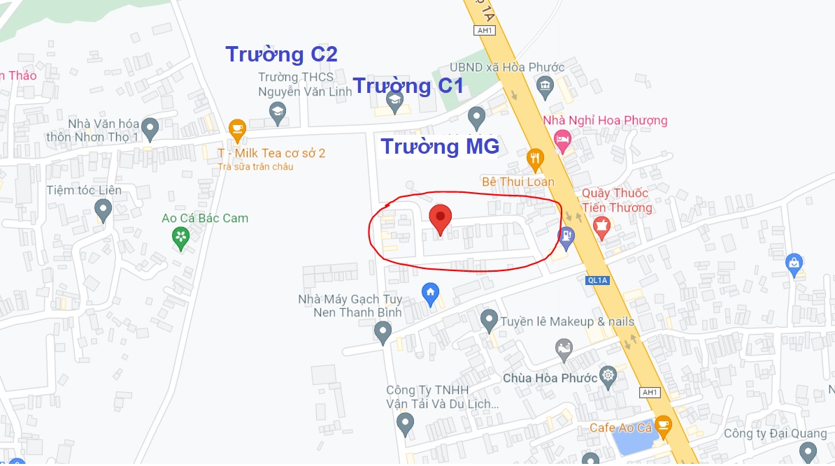 Bán đất tặng nhà 500 triệu tại Hòa Phước, Đà Nẵng