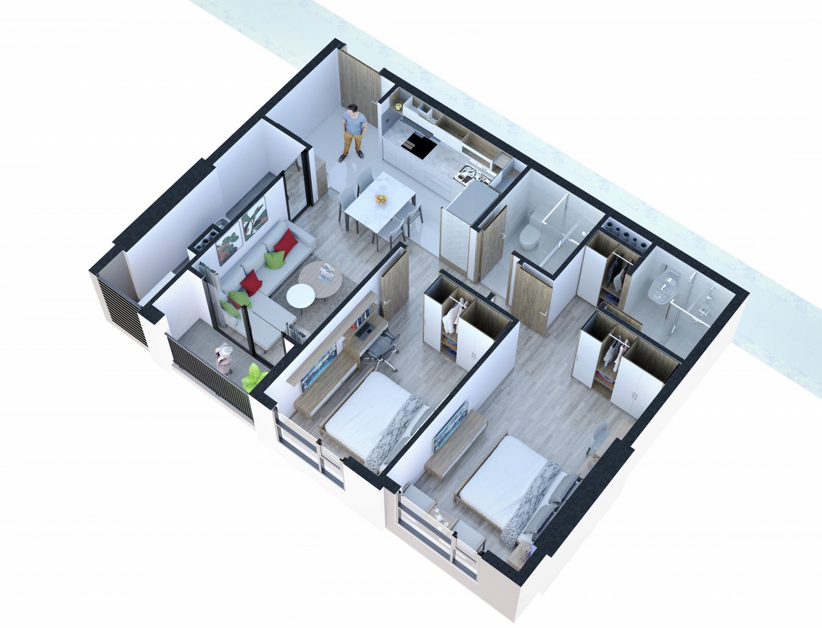 Cho thuê căn hộ FPT Plaza 2 view siêu đẹp