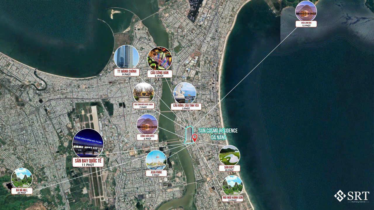 Duy nhất 1 căn hộ 2PN View sông Hàn - Chuẩn căn góc - Giá căn thường !