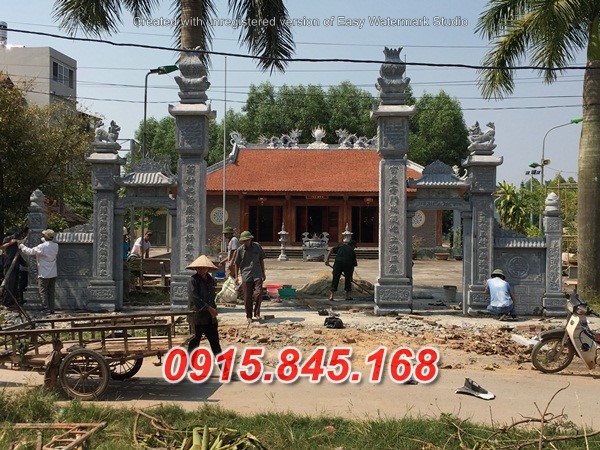 018 trà vinh bán cổng đá tam quan đẹp nhất - cổng nhà bằng đá