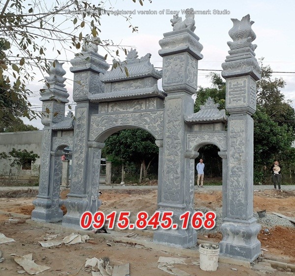 018 trà vinh bán cổng đá tam quan đẹp nhất - cổng nhà bằng đá