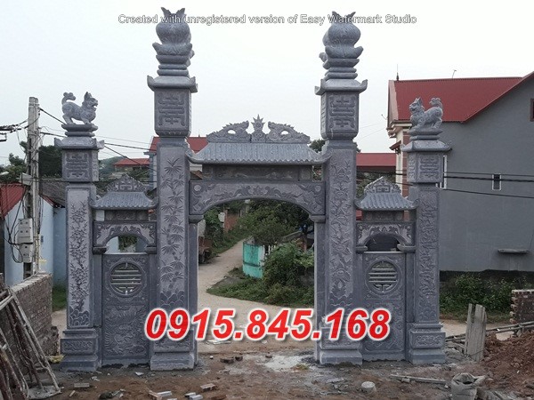 024 tiền giang bán cổng đá đẹp nhất - cổng khu nghĩa trang bằng đá