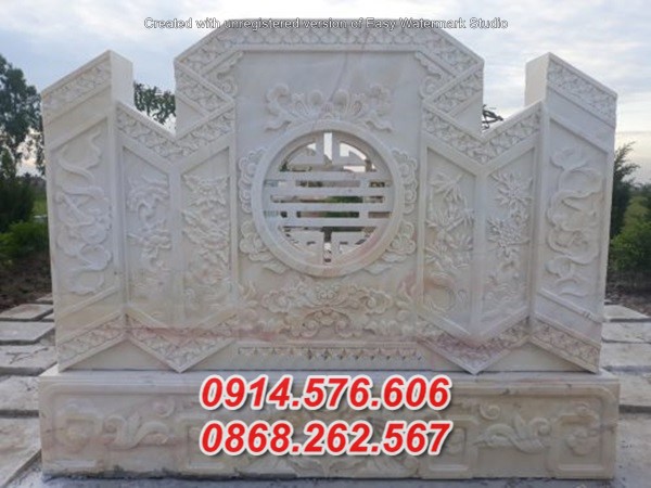 05 Ninh thuận bán cuốn thư bằng đá đẹp nhất - bình phong nhà thờ bằđá