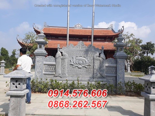 05 Ninh thuận bán cuốn thư bằng đá đẹp nhất - bình phong nhà thờ bằđá