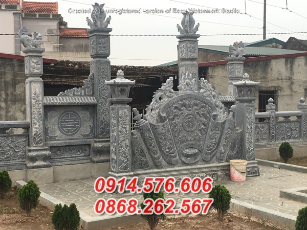 05 Ninh thuận bán cuốn thư bằng đá đẹp nhất - bình phong nhà thờ bằđá