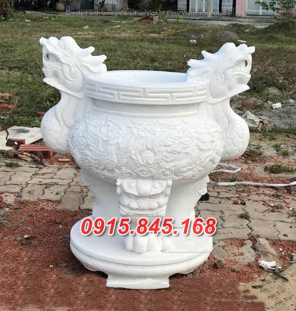 554 mẫu lư đỉnh hương thờ bằng đá bán bắc kạn