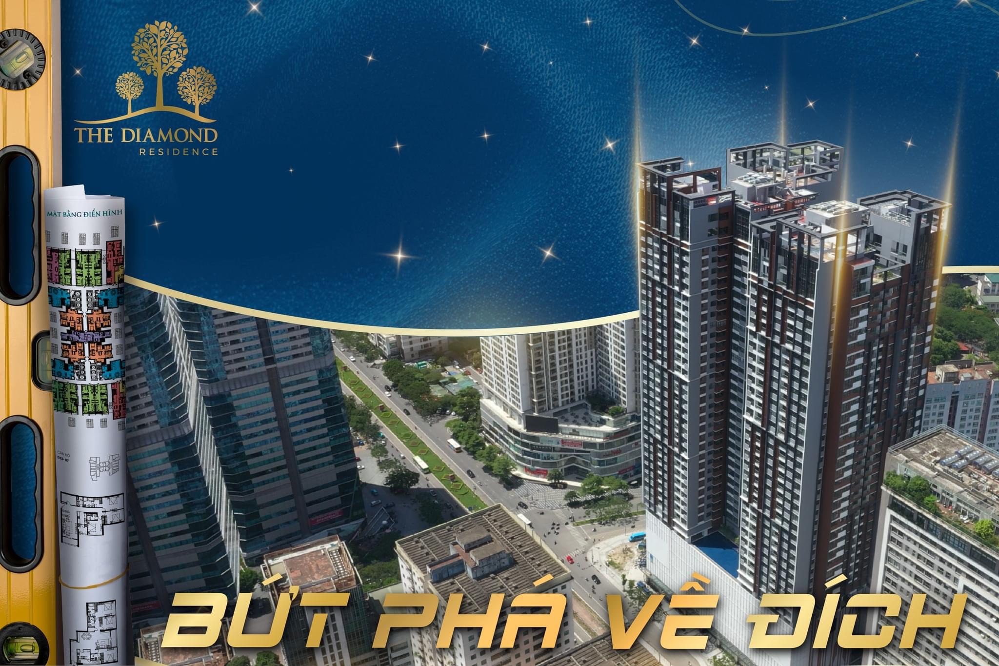 Mở Bán Dinh Thự Trên Không The Diamond Residence số 25 Lê Văn Lương