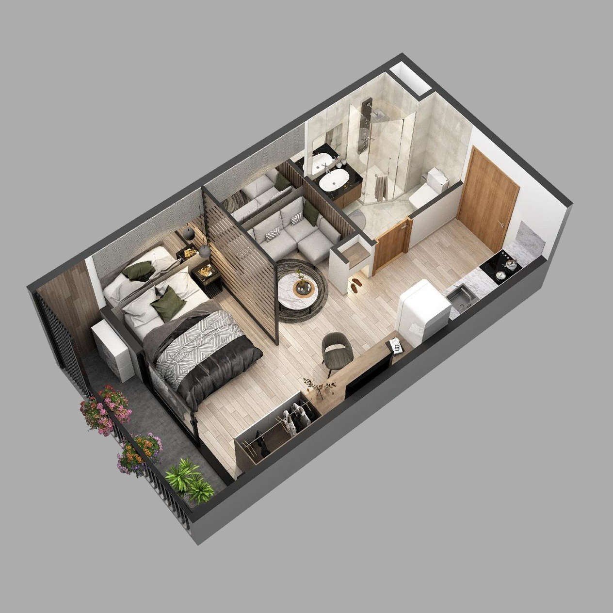 HOT HOT căn hộ Studio độc quyền giá cực tốt Sun Cosmo Residence
