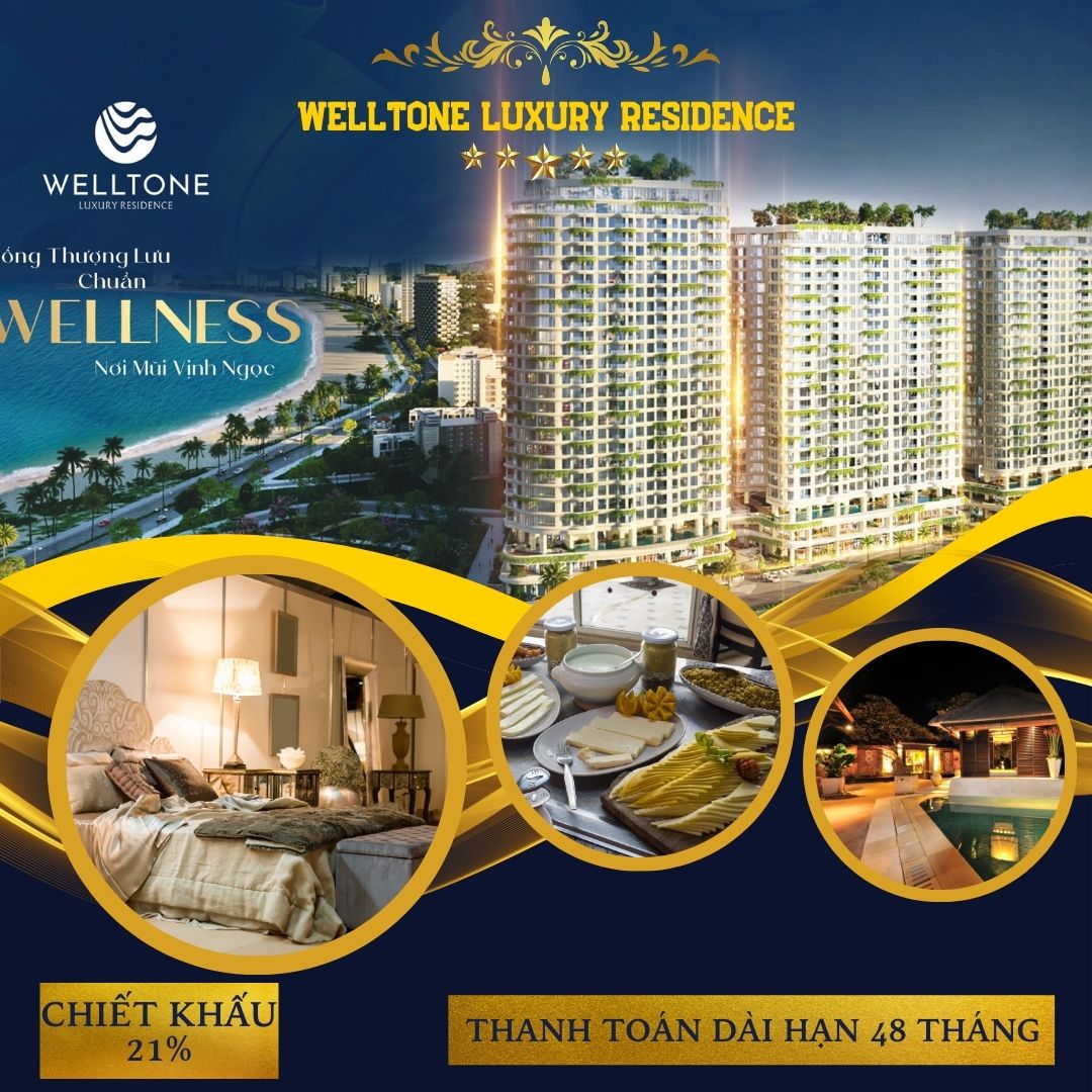 Bảng giá căn hộ biển cao cấp welltone sở hữu lâu dài ở Tp.Nha Trang