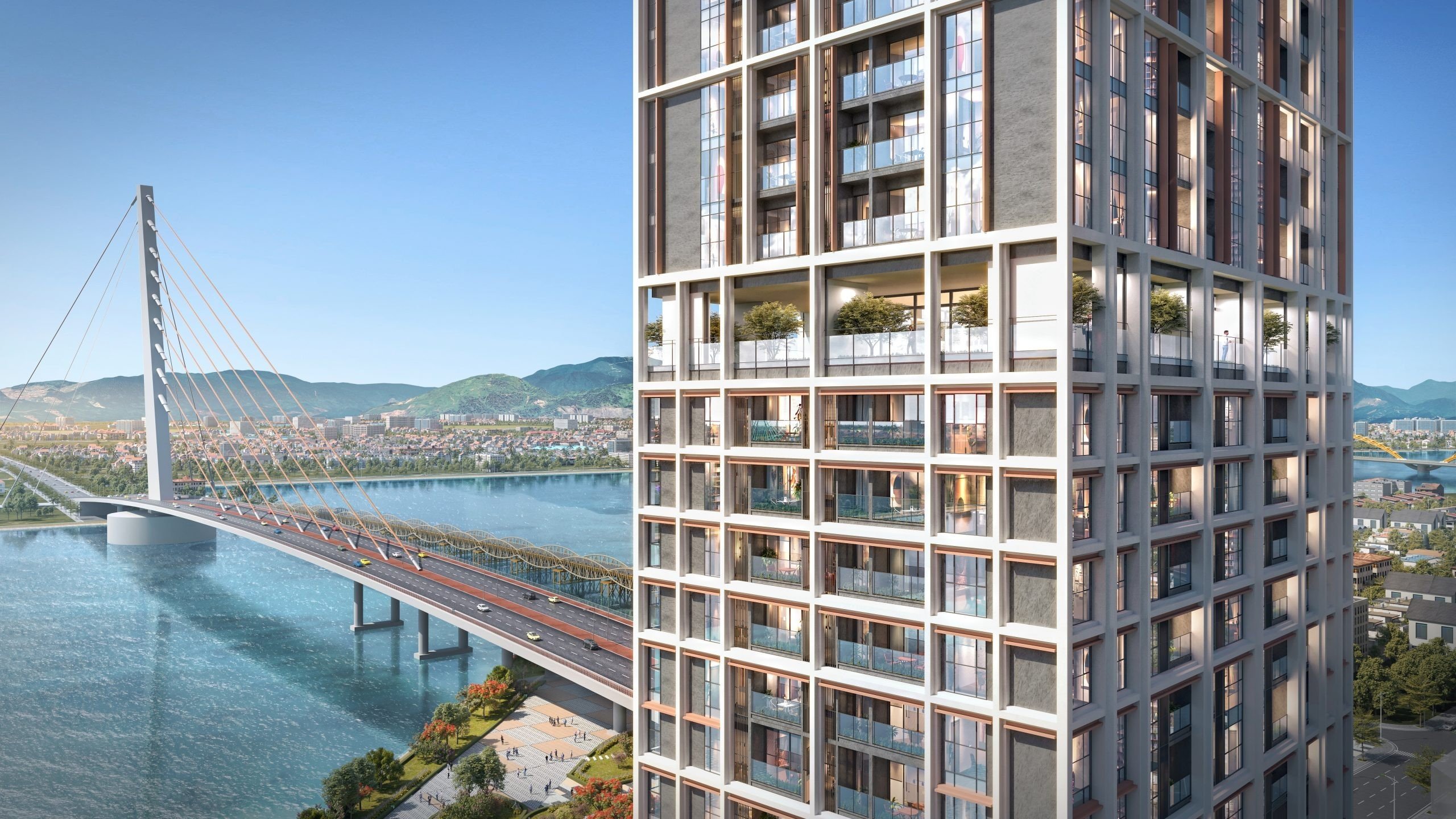 Sông trong tầm tay - Biển trong tầm nhìn với 4 mặt tiền, 3 tầm view !!