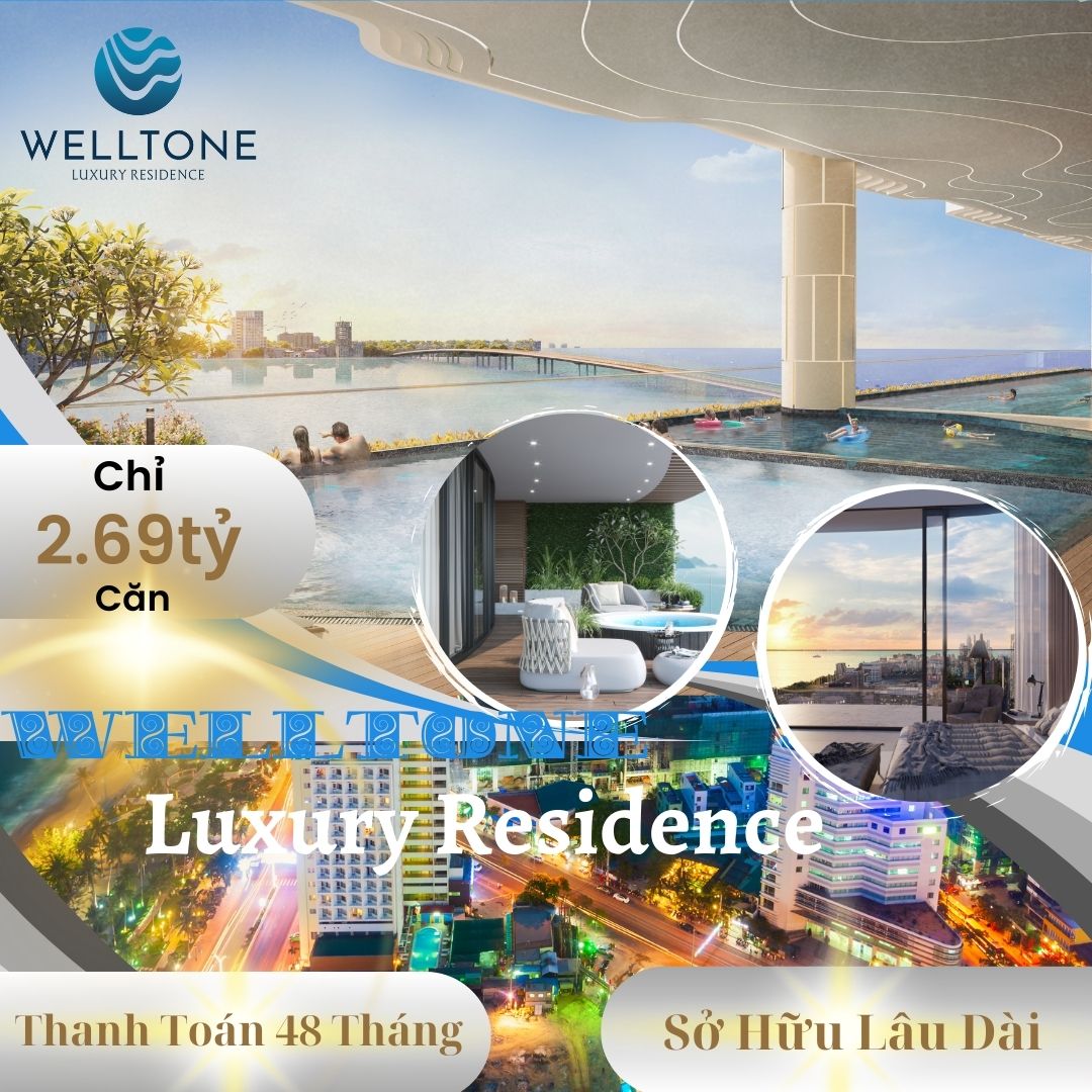 Hồ bởi vô cực ở dự án căn hộ biển cao cấp welltone luxury residence