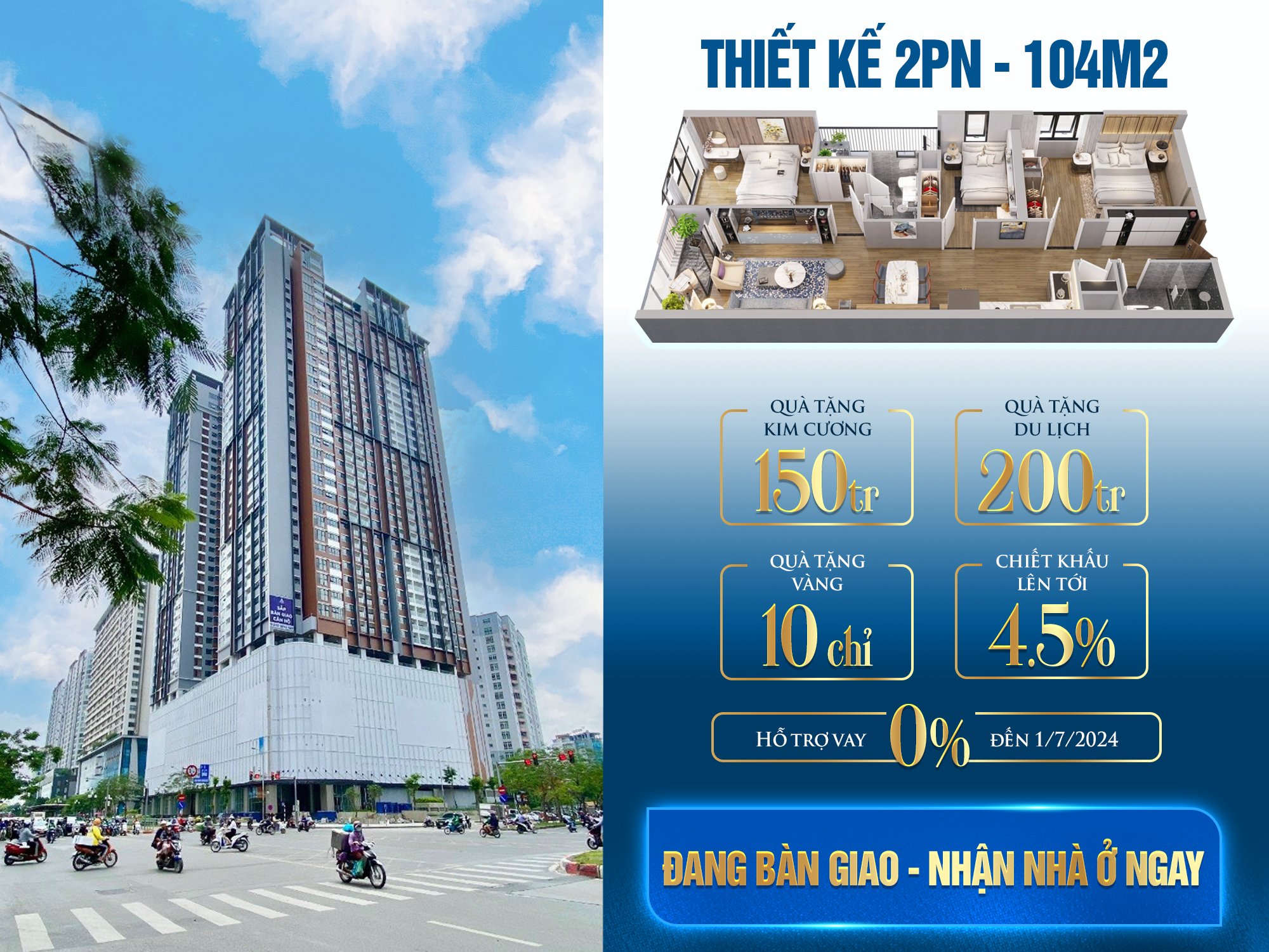 MỞ BÁN CĂN HỘ CAO CẤP GIÁ TỪ 58TR/M2 TẠI THE DIAMOND RESIDENCE