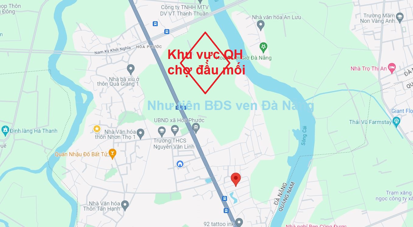 Bán lô đường nhựa lề 3m gần chợ đầu mối Hòa Phước, Hòa Vang, Đà Nẵng