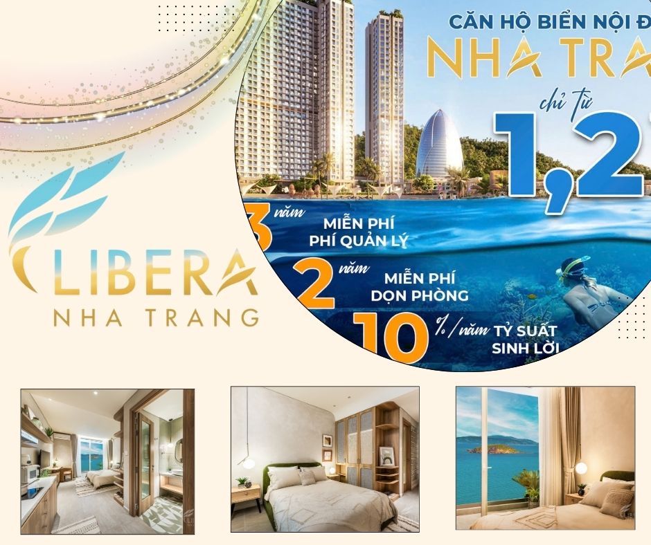 Căn hộ Biển 5 Libera Nha Trang, Ck từ 20% Full nội thất