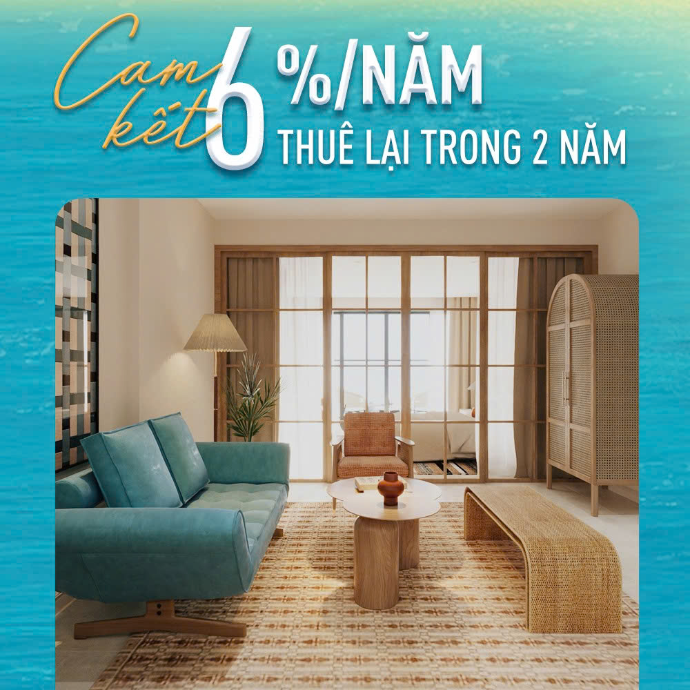 Libera Nha Trang cách biển vài bước chân,cam kết thuê lại 6% năm