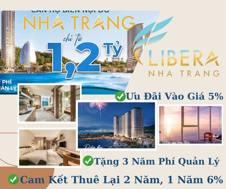 Chất lượng căn hộ biển Libera Nha Trang full nội thất 5 sao