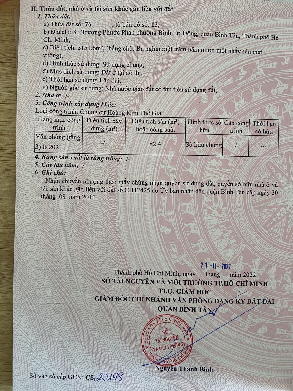 Chính chủ bán căn góc 83m2 3pn Hoàng Kim Thế Gia, sổ hồng sẵn