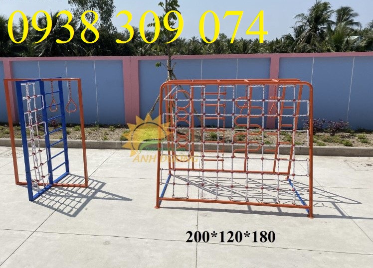 Thang leo vận động thể chất chữ A, hình lập phương cho bé