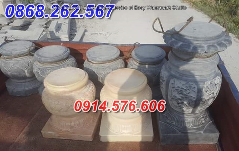 94++ mẫu chân tảng bằng đá đẹp bán hà tĩnh