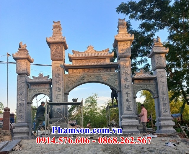 198++ cổng đền miếu bằng đá đẹp tự nhiên ninh thuận