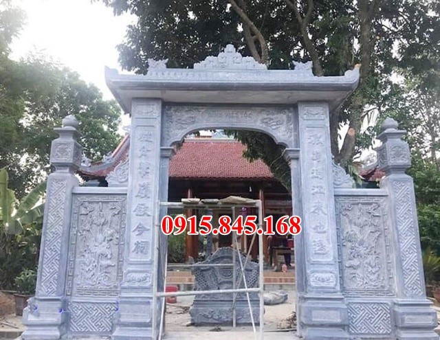 92 cổng bằng đá đẹp tự nhiên bán tại hòa bình