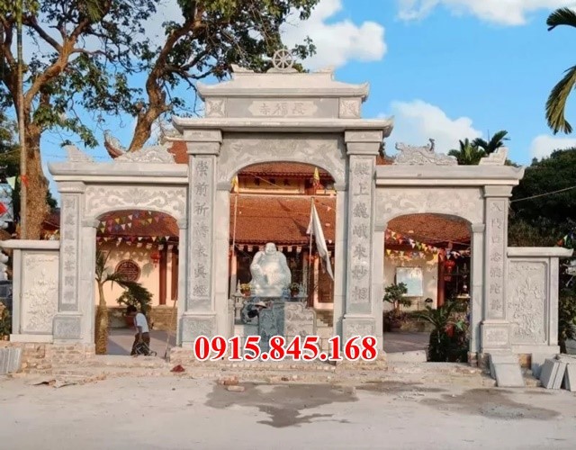 92 cổng bằng đá đẹp tự nhiên bán tại hòa bình