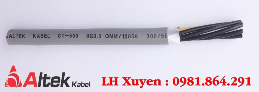 Cáp tín điều khiển 8 lõi chống nhiễu AlteK Kabel 