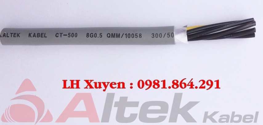 Cáp tín điều khiển 8 lõi chống nhiễu AlteK Kabel 