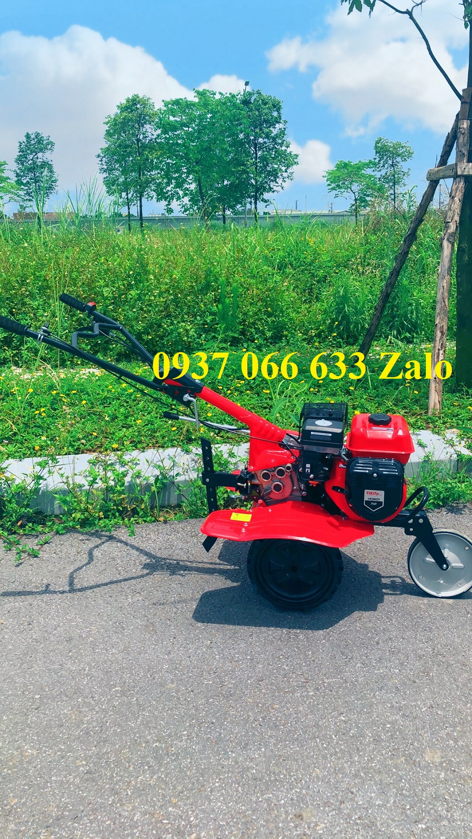 Máy xới đất làm vườn đa năng Yikito HD601 Nhật Bản quá xịn bà con ơi