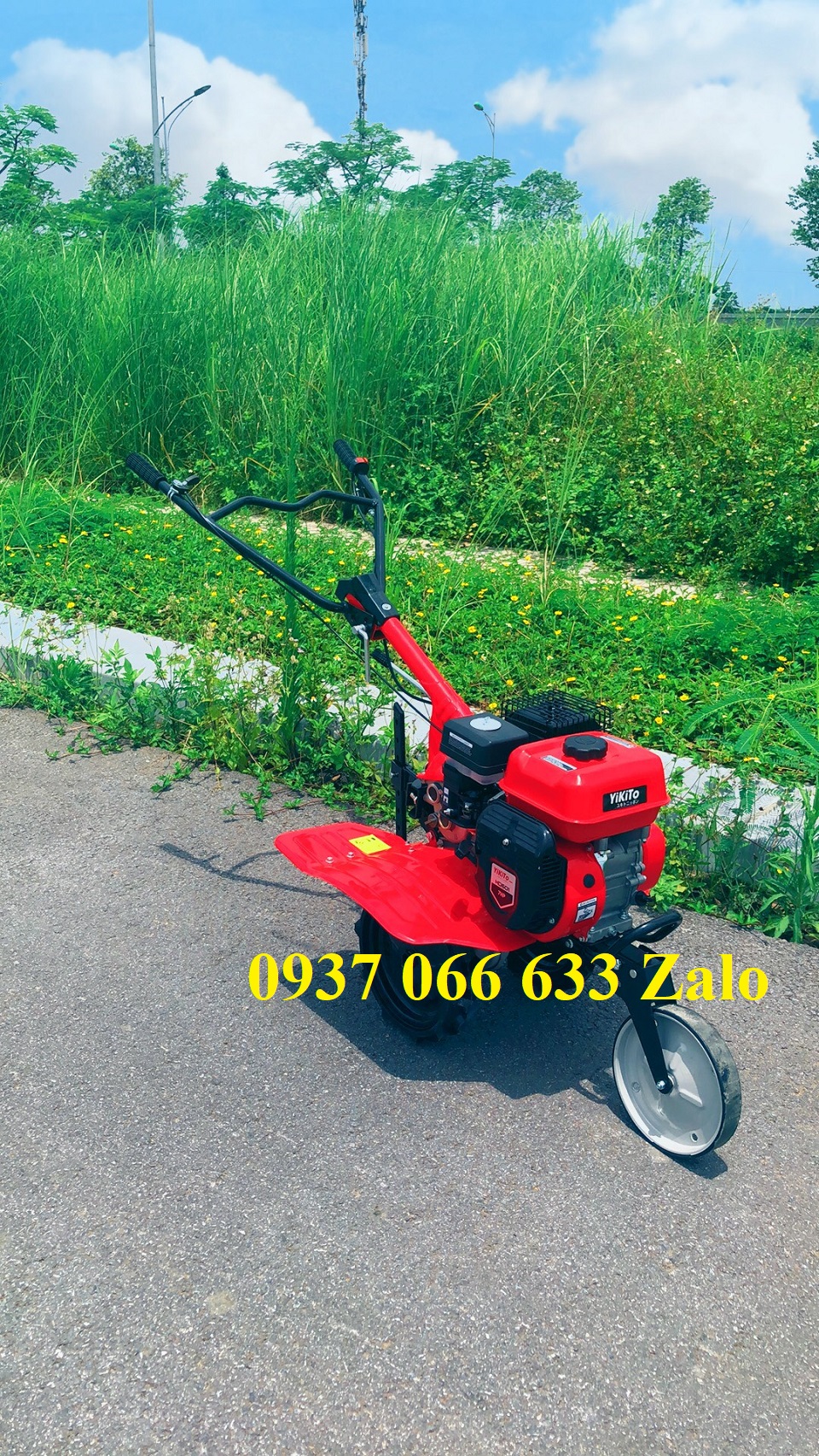 Máy xới đất làm vườn đa năng Yikito HD601 Nhật Bản quá xịn bà con ơi
