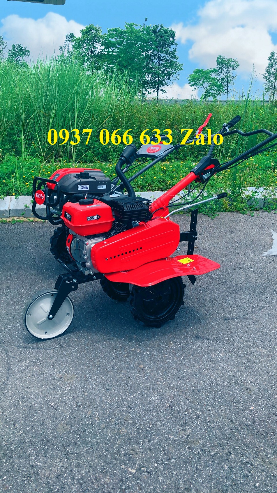 Máy xới đất làm vườn đa năng Yikito HD601 Nhật Bản quá xịn bà con ơi