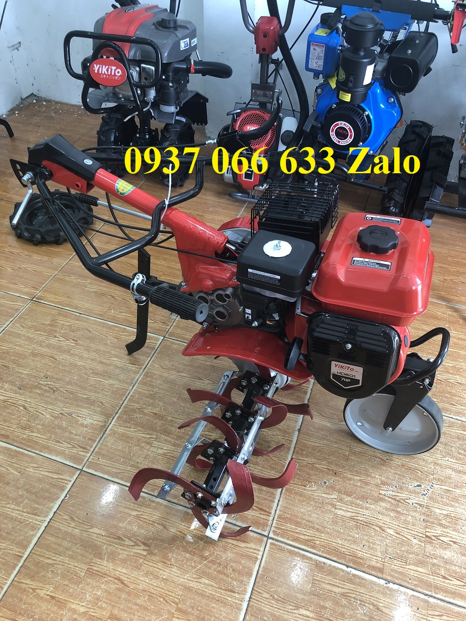 Máy xới đất làm vườn đa năng Yikito HD601 Nhật Bản quá xịn bà con ơi
