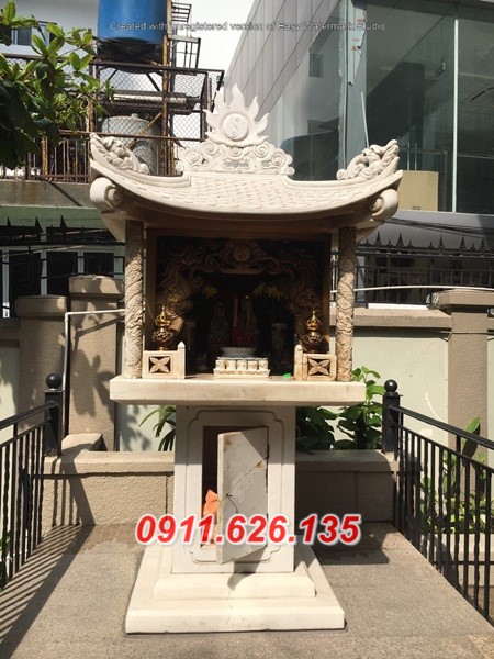 04 MIẾU THỜ BÁN TRUNG THIÊN BẰNG ĐÁ ĐẸP HÒA BÌNH