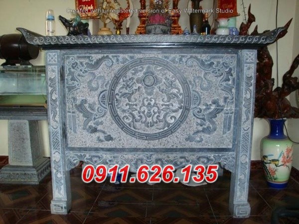 65KHÁNH HOÀ BÁN BÀN LỄ ĐÁ ĐIÊU KHẮC ĐẸP 