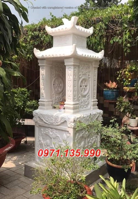 114SƠN LA THÁP LƯU GIỮ TRO HÀI CỐT BẰNG ĐÁ ĐẸP