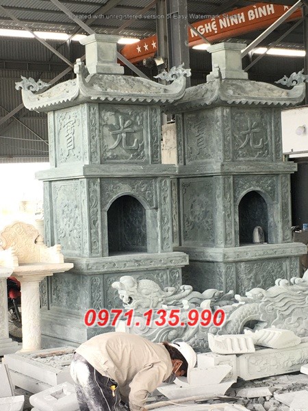 114SƠN LA THÁP LƯU GIỮ TRO HÀI CỐT BẰNG ĐÁ ĐẸP