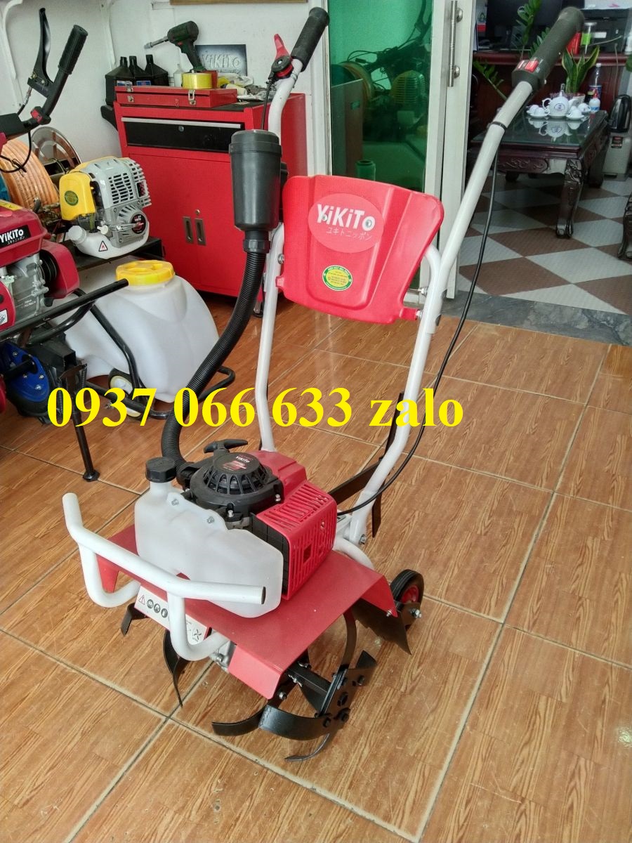 Máy xới đất vườn Yikito HD120 tặng kèm bánh lồng, đánh cỏ