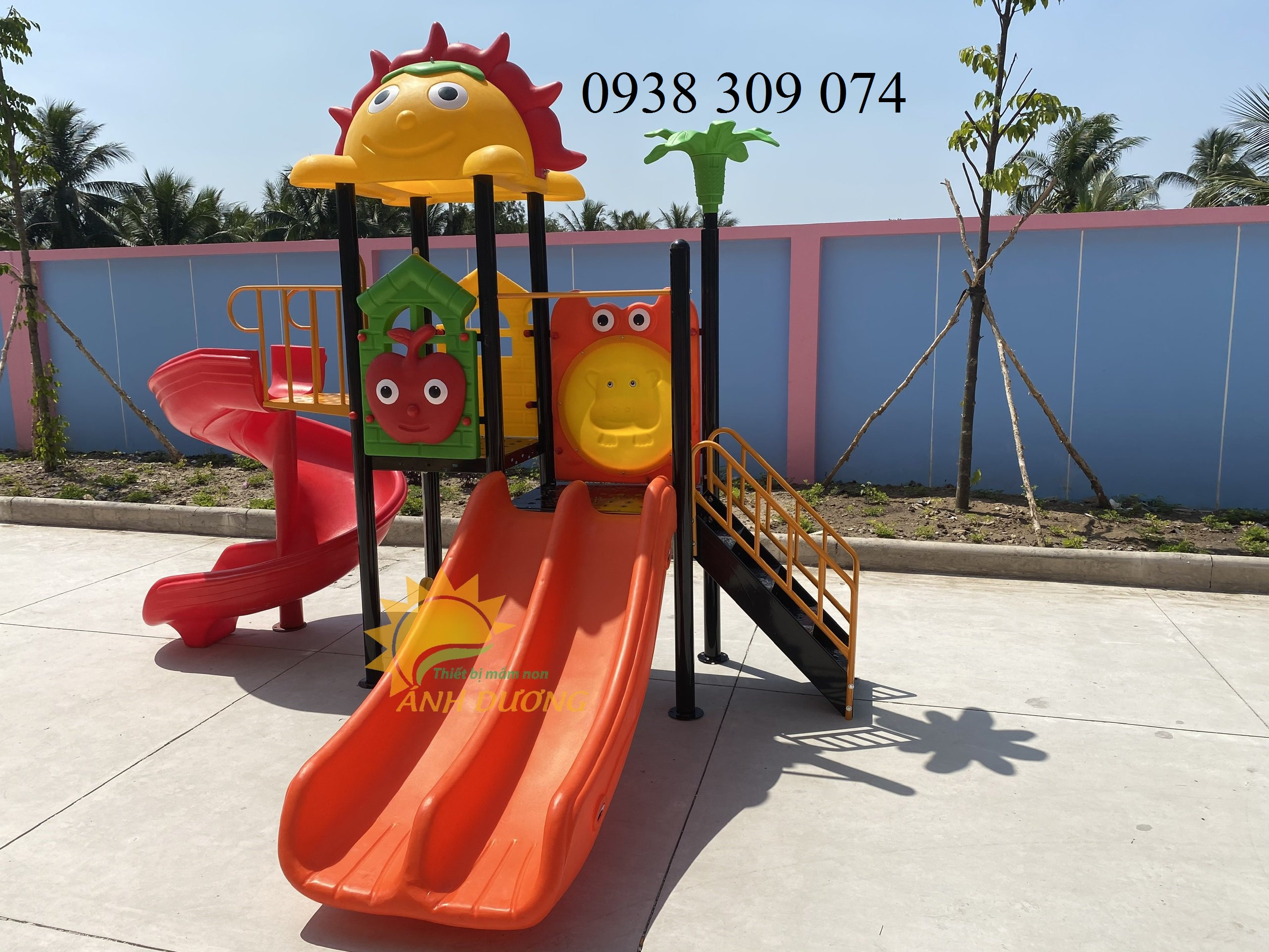 Cầu trượt liên hoàn nhập khẩu cao cấp AD0819