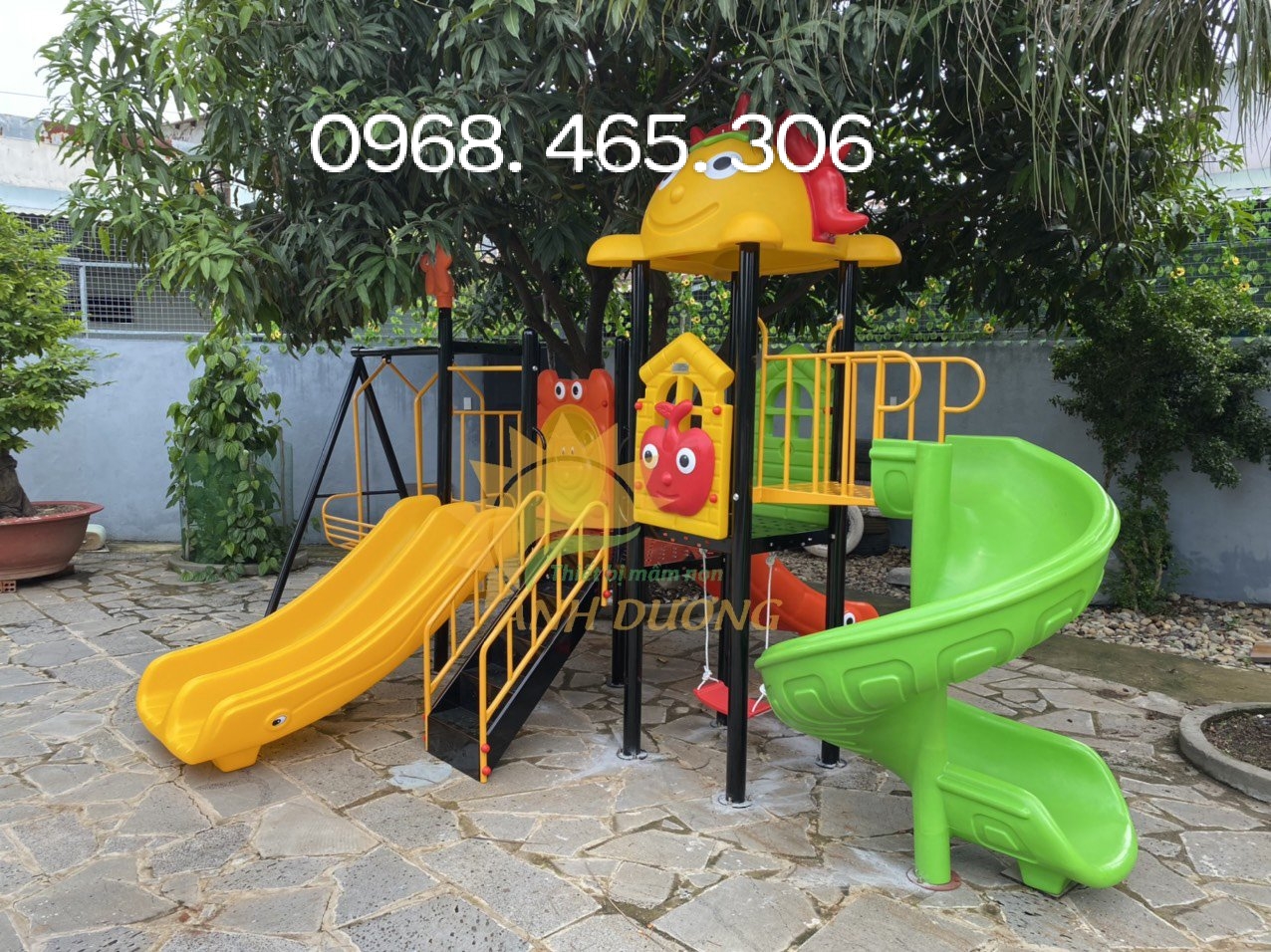 Cầu trượt xích đu liên hoàn nhập khẩu hàng có sẵn