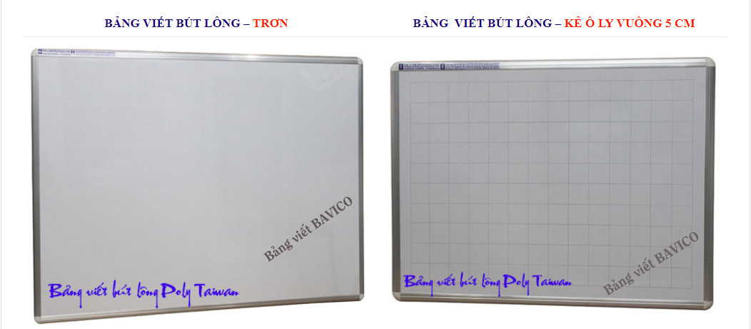 Bảng viết bút lông poly taiwan giá cả rất hợp lý so