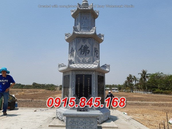 mộ tam cấp bằng đá khối đẹp bán tuyên quang 53