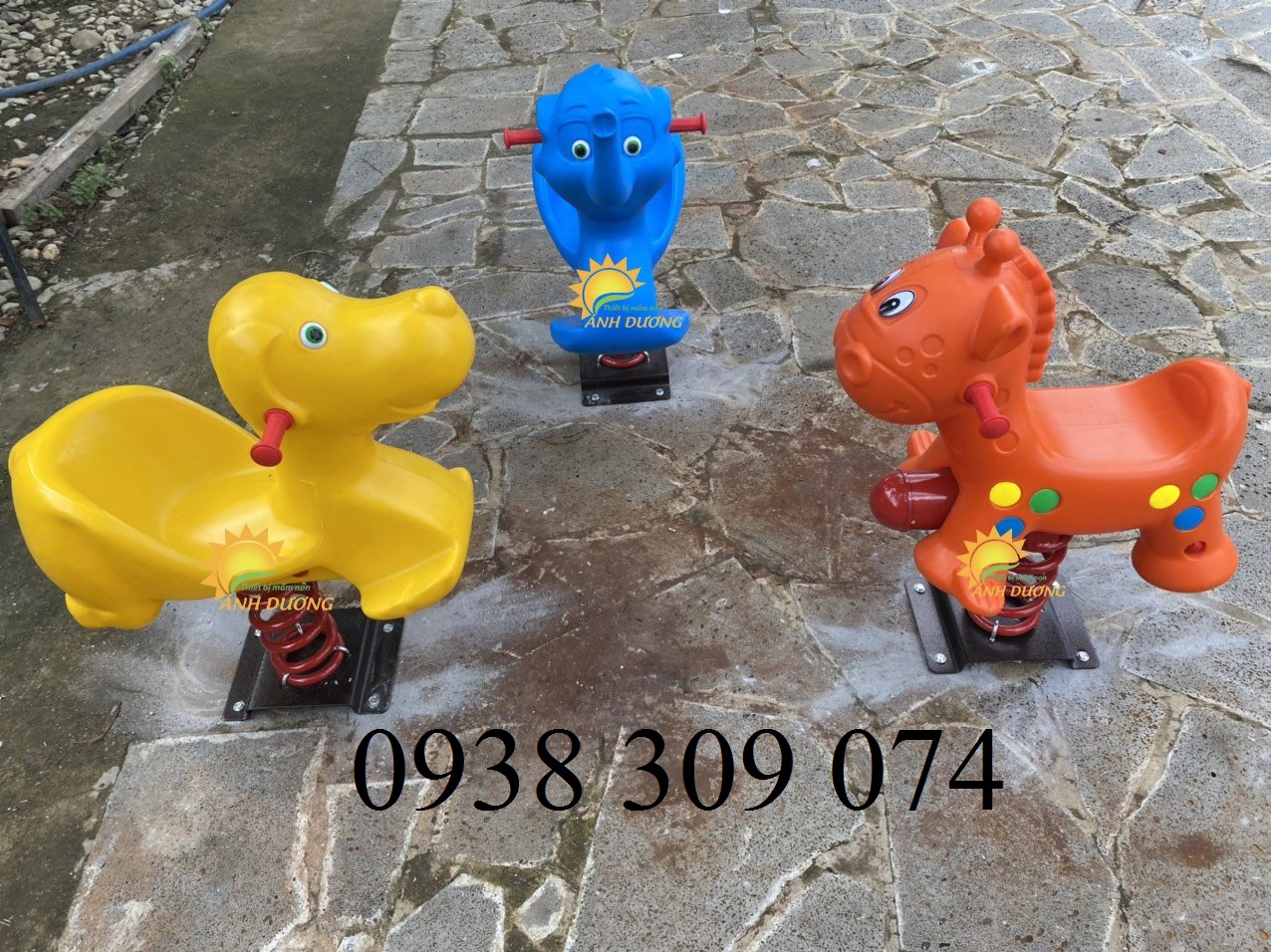 Thú nhún lò xo nhập khẩu dành cho bé mầm non AD