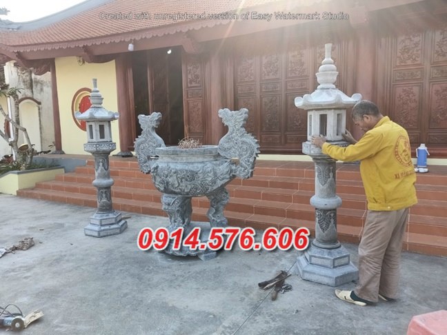 Lư hương nhà thờ bằng đá đẹp hà tĩnh 198